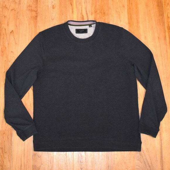 Ted Baker Tricks Slim Fit Quilted Jersey Sweater Sz 5 - Picture 1 of 4